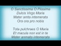 Beth Nielsen Chapman - O Sanctissima Lyrics_1
