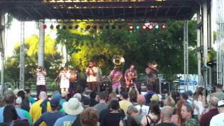 Rebirth Brass Band "Rebirth Groove~Funkin' It Up~Do Whatcha Wanna" Mizner Park Amph, 1-18-2015