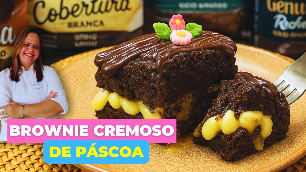 Creamy Easter Brownie – Irresistible and Easy Recipe! 🐰✨