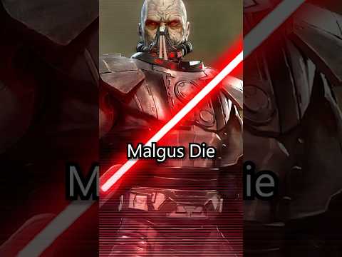 Did you know how Darth Malgus died?