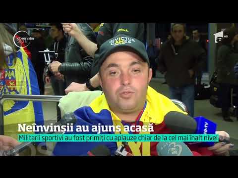 Lotul României la Jocurile Invinctus a ajuns acasă