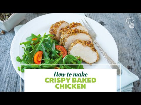 How to Make Crispy Baked Chicken | healthEcooks.com