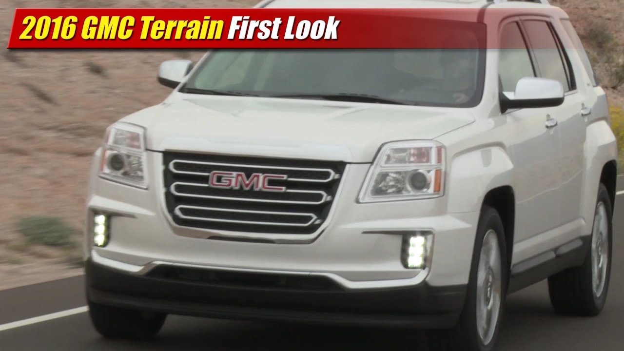 2016 GMC Terrain First Look
