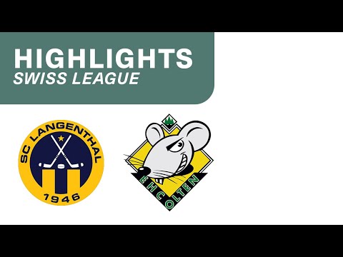 Langenthal vs. Olten 4:3 n.V. - Highlights Swiss League