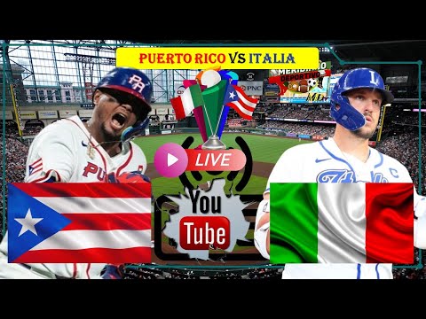 🔴 EN VIVO: PUERTO RICO vs ITALIA ⚾ | CUARTOS DE FINAL WBC 2026 | ¡ELIMINACIÓN DIRECTA!