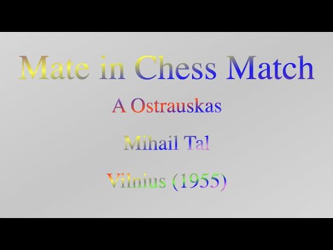 A Ostrauskas vs Mihail Tal - Vilnius (1955)