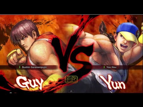 Kiryu Tsukimiya [Guy] vs Haneyama [Yun] SSF4 Arcade Edition - Xbox Live Ranked Match