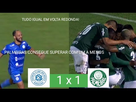 Gols - São Bento 1 x 1 Palmeiras (Campeonato Paulista 2021)