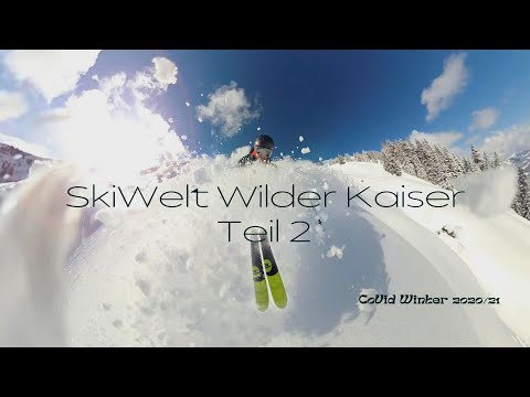 Skitag in der Skiwelt Scheffau und Söll, menschenleere Skipisten im CoVid Jahr
