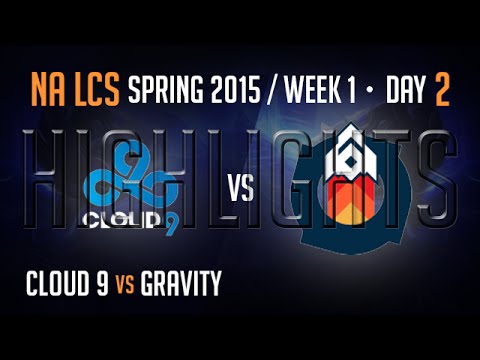 Cloud 9 vs Gravity (Highlights) | S5 NA LCS Spring 2015 Week 1 Day 2 Game 4 | C9 vs GV