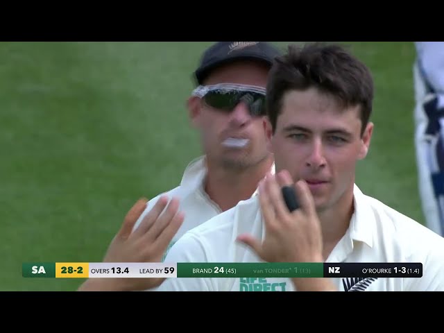 Thrilling day as bat challenges ball | DAY 3 HIGHLIGHTS | BLACKCAPS v South Africa | Seddon Park