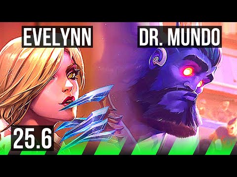 EVELYNN vs DR. MUNDO (JGL) | Legendary | EUW Diamond | 25.6