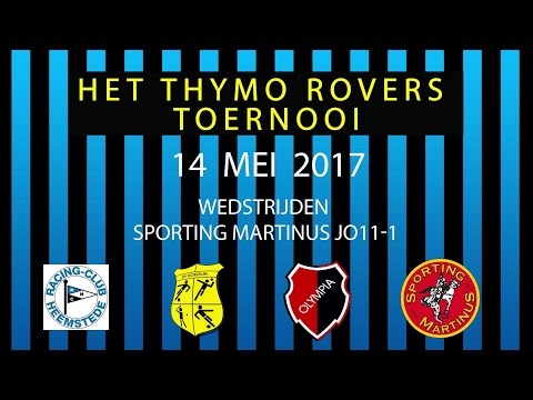 Het Thymo Rovers toernooi JO11-1 (14 mei 2017)