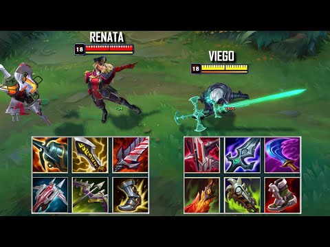 RENATA GLASC vs VIEGO FULL BUILD FIGHTS & Best Moments!