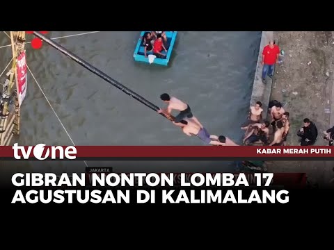 Wapres Gibran Saksikan Lomba Panjat Pinang di Kalimalang | Kabar Merah Putih tvOne