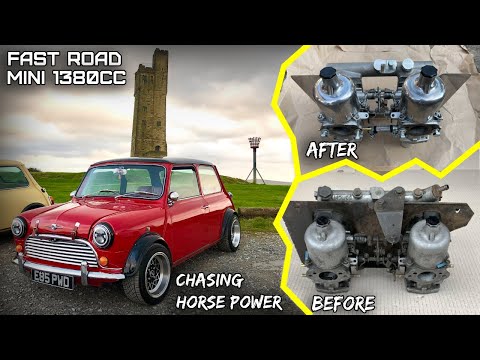 Classic Mini | 1380cc Engine Build | *MODIFYING MGB GT TWIN CARBS TO FIT CLASSIC MINI* | S1 EP3