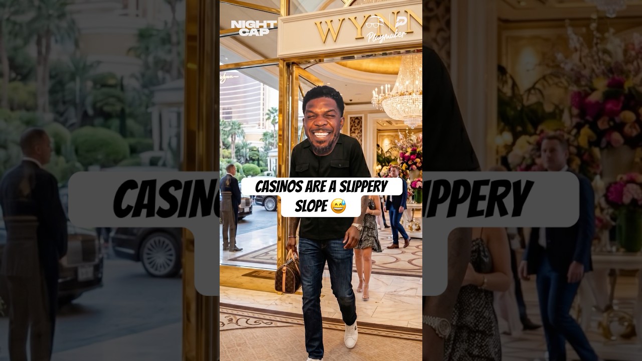 Casinos is a slippery slope. They can weather your storm, but can you weather theirs?! 🤔 #Nightcap