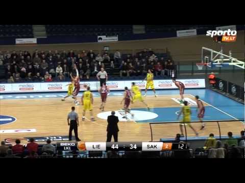 SportoTv.lt: LKL. Panevėžio "Lietkabelis" - Vilniaus "Sakalai". 2013-03-26