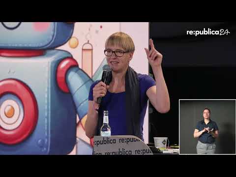 Video Thumbnail: [DGS] re:publica 2024: Eva Wolfangel - Wo stehen Chatbots auf dem Weg zur Superintelligenz?