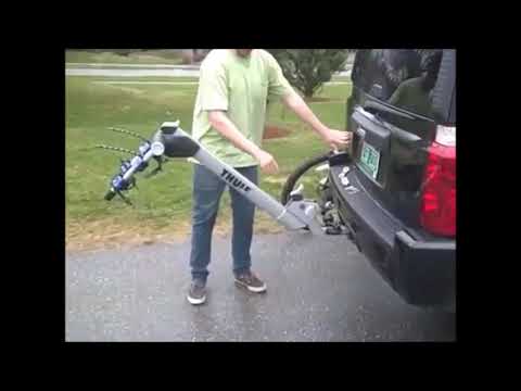 Thule Helium Aero Aluminum 2 Bike 9042 Trailer Hitch Receiver Bicycle Racks Carriers