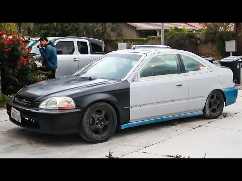 We Swapped Out The 99 Front End...For A 96 Civic Front End?