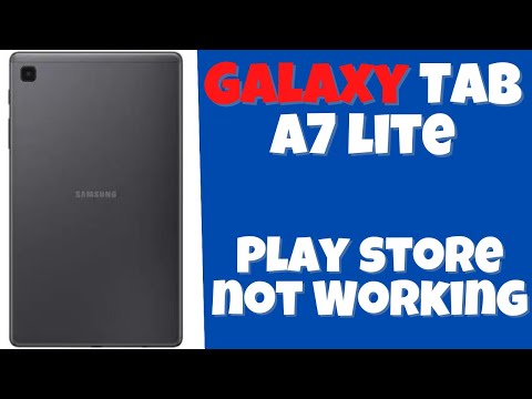Samsung How to Fix Galaxy Tab A7 lite Play store not Working Problem || Play Store issue