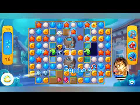 Fishdom 2022, no Boosters,   2113  level  -  прохождение без бустеров,   2113 уровень.