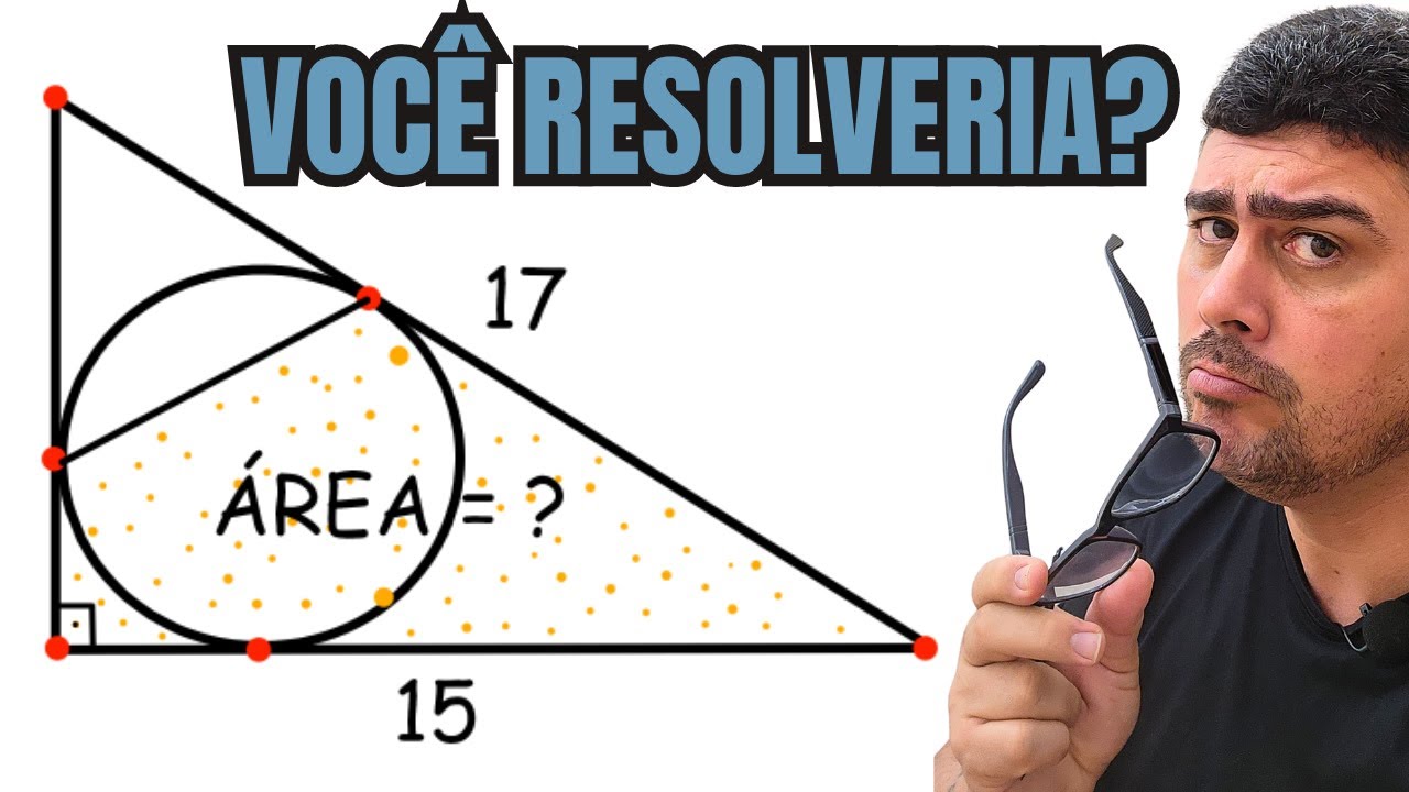 VOCÊ RESOLVERIA ESSA QUESTÃO?MATEMÁTICA/GEOMETRIA/ÁREAS DE FIGURAS PLANAS/CONCURSOS MILITARES