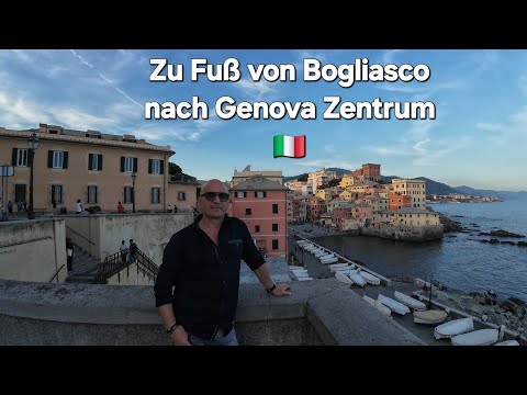 Von Bogliasco nach Genua Zentrum zu Fuß 🇮🇹 🤪