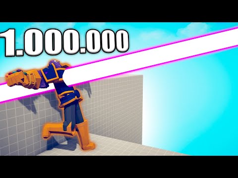 1.000.000 DAMAGE LASER GUN vs UNITS - TABS | Totally Accurate Battle Simulator 2025