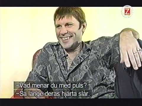 Bruce Dickinson on ZTV's 20 Questions (Swedish TV)