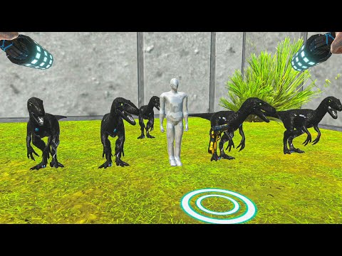 [EPIC RUN]TRAP ZONE FPS DEATH RUN WITH BLACK RAPTORS PACK-Animal Revolt Battle Simulator