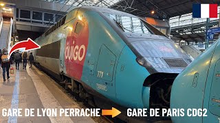 Riding the OUIGO High-Speed Train from Lyon to Paris