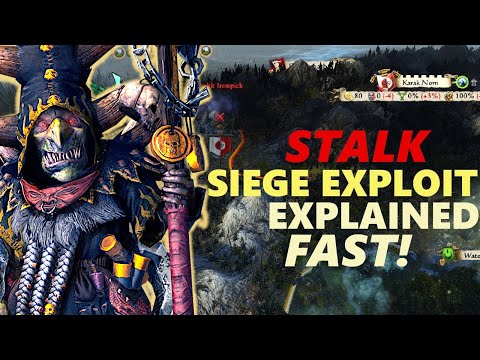 Stalk Siege Exploit Explained FAST! First 3 TURN Guide for Skarsnik Legendary Total War: Warhammer 2