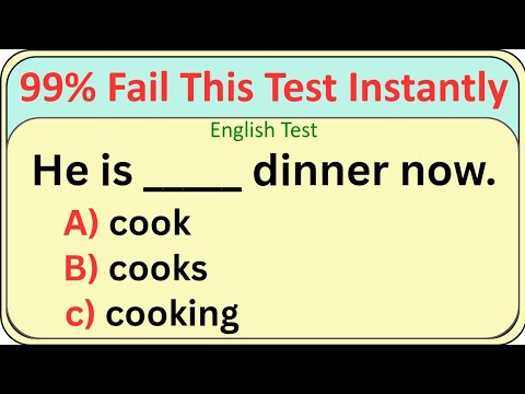 English Grammar Test | E 4 English | 99.9% Fail This Test Instantly 