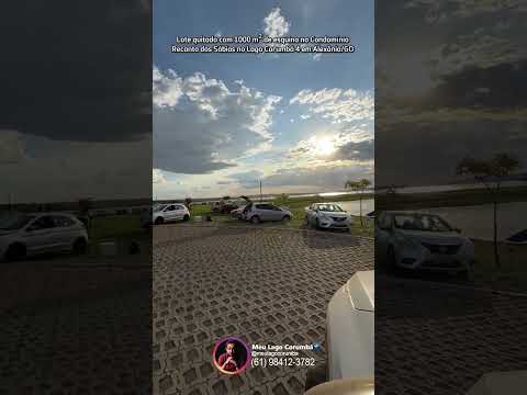 Lote quitado com 1000m² de esquina no Condomínio Recanto dos Sábias no Lago Corumbá 4 em Alexânia/GO