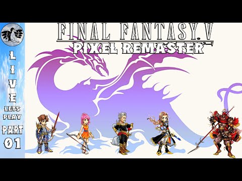 Let's Play Final Fantasy 5 Part 1 [PS5] FF5 Pixel Remaster (Blind)