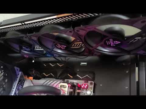 Arctic P12 Max New 120mm Pwm fan test