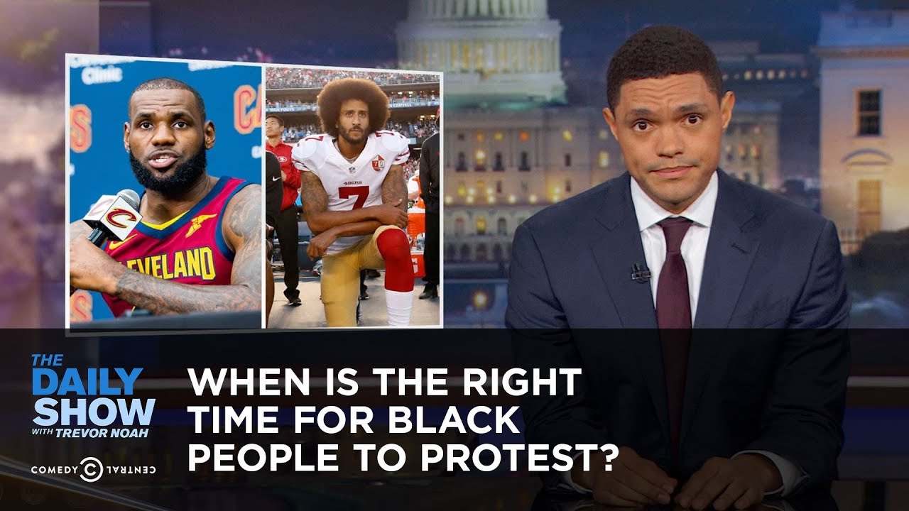 When Is the Right Time for Black People to Protest?: The Daily Show - YouTube