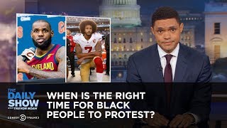 Trevor Noah shares a poem to describe the difficulty for Black Americans to protest