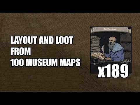 Layout and Loot from 100 Museum Maps