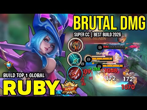 RUBY BEST BUILD 2026 | BUILD TOP 1 GLOBAL RUBY GAMEPLAY | MOBILE LEGENDS✓