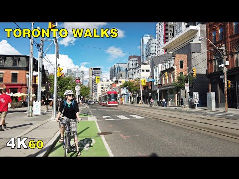 Downtown Toronto Walk (Narrated) Around Peter & Bremner on July 13 [4K]