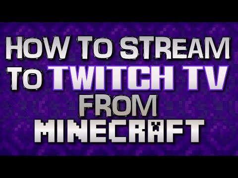 SWChris - Minecraft Tutorial :: How to Stream to Twitch TV from Minecraft 1.8! (Works in 1.7.3 thru 1.8.9!)