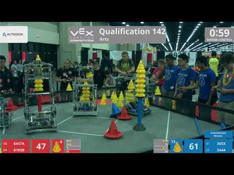 2018 VRC Arts Q142 - 8447A 8192B vs 365X 244A - 73 to 132