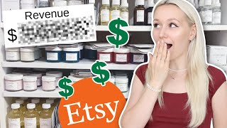 How Much I made Selling on Etsy for 7 Years - Homemade Skincare Business & What I
