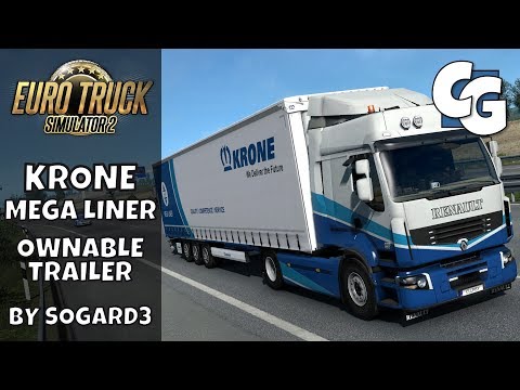 Mod Spotlight - Krone Mega Liner by Sogard3 - ETS2 1.32