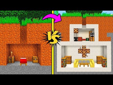 MİNECRAFT'TA NOOB GİZLİ GEÇİT EVİ VS PRO GİZLİ GEÇİT EVİ - Minecraft