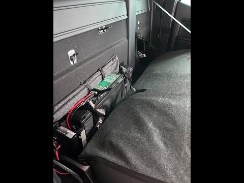 Slimline Dual Battery system behind seat DIY install in Ford Ranger
