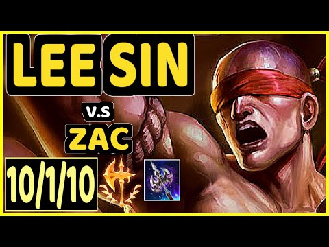 RAZORK (LEE SIN) vs ZAC - 10/1/10 KDA JUNGLE CHALLENGER GAMEPLAY - EUW